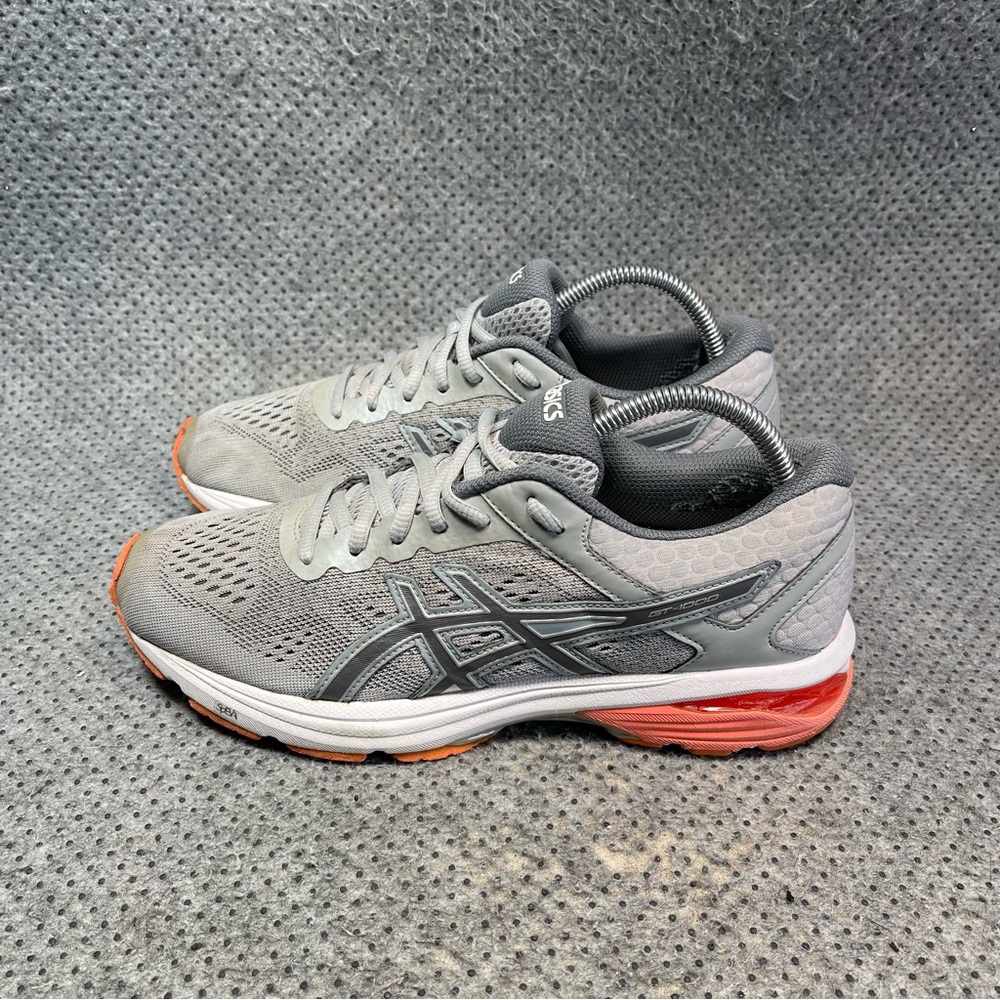 Asics GT-1000 Grey Orange Running Shoes Size 9 Women’s